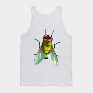 Your household fly. Can be annoying, but is surprisingly colourful. With beautiful metallic hues of green, gold and blue Tank Top